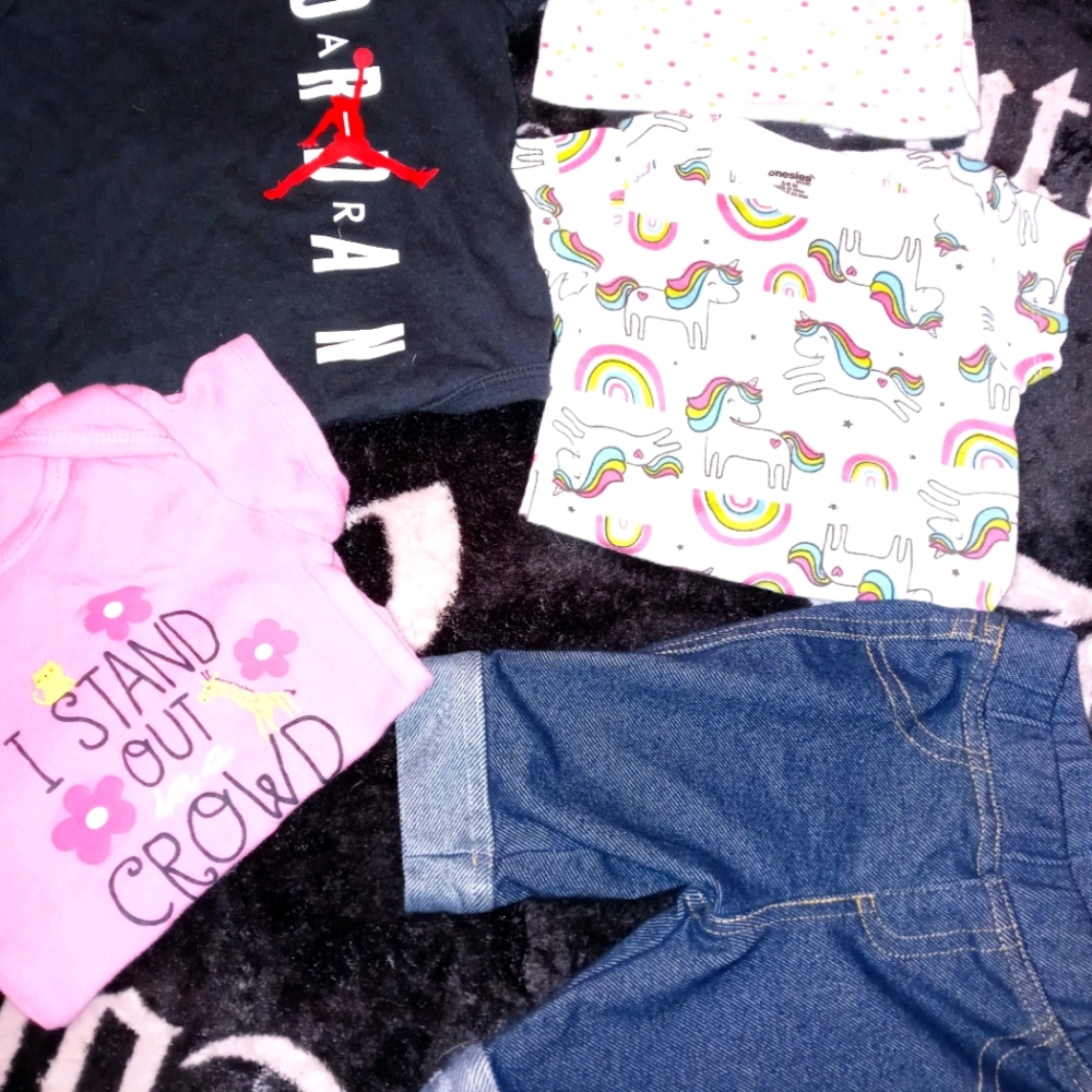 Various baby girl clothing Jordan